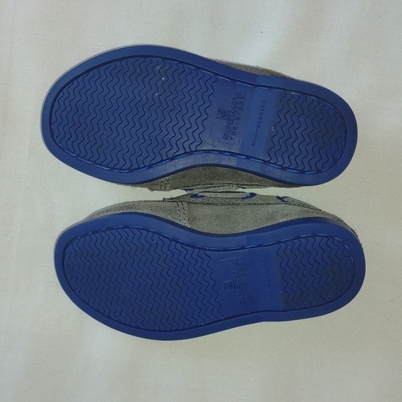 𝅺Boys Gray & Blue Top-Sider Sperry - Picture 5 of 7